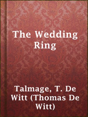 cover image of The Wedding Ring